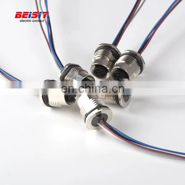 Circular Connector to Rs232 Connector Cable IP67 4pin Mil Circular Cable Connector photo-5