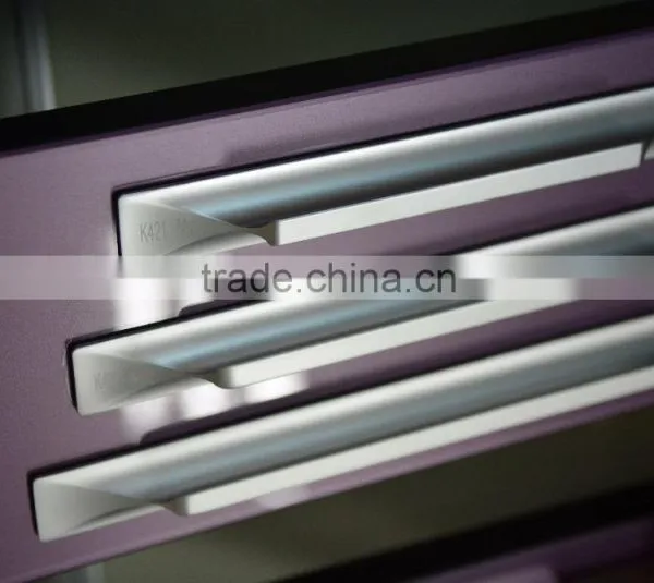 Cheap Type Aluminium Handle Kitchen Cabinet Coating Silver photo-3