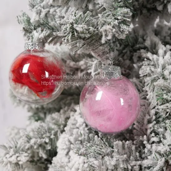 Wholesale Custom Design Handmade Decorative Christmas Tree Ornament Hanging Feather Ball photo-5