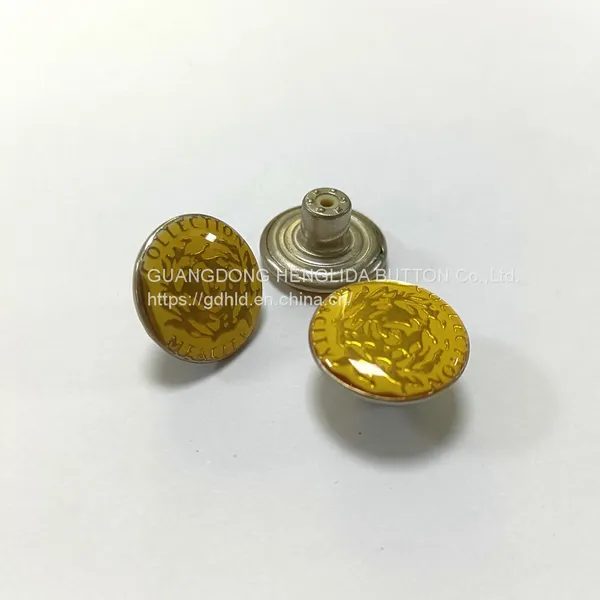2023 Customized Wholesale Plating Brass Cowboy Button Jeans Buttons for Jeans Clothing photo-2