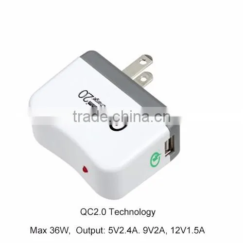 Universal Travel Charger, Quick Charge 2.0 Travel Charger