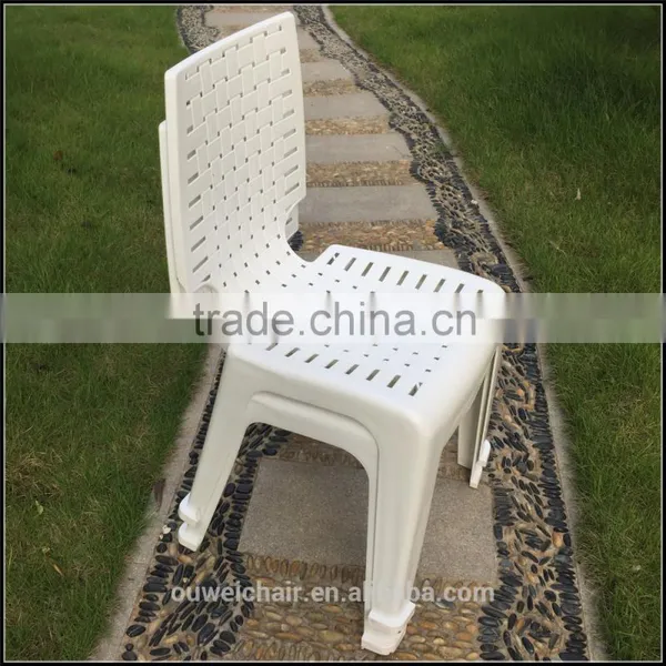 Armless Plastic Chair /white/new Design Outdoor Chair photo-3