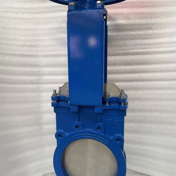 DIN PN16 Flanged Knife Gate Valve Sluice Gate DN 200 photo-4