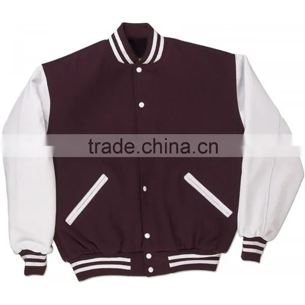 Hot Mens Boys College Varsity Letterman Baseball Jacket photo-4