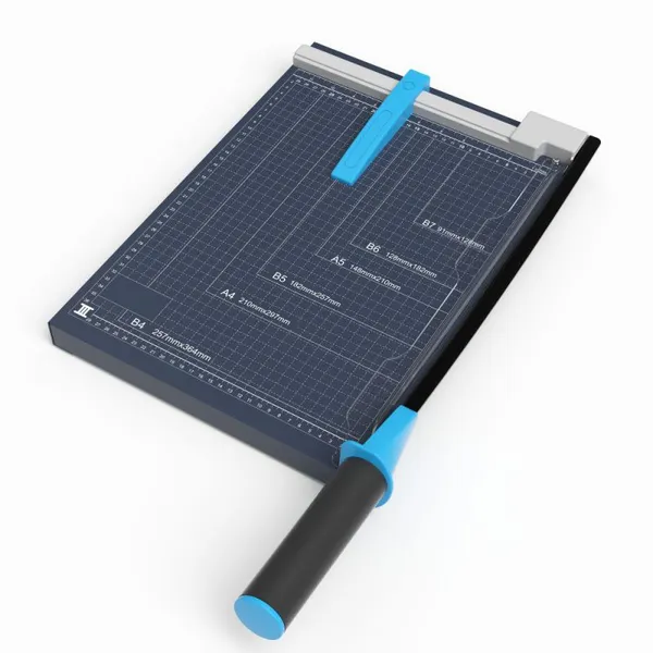 Premium Paper Cutter B4 15 Inch Paper Trimmer Machine Manual Paper Guillotine Machine Metal Baseplate (GL410B) photo-2