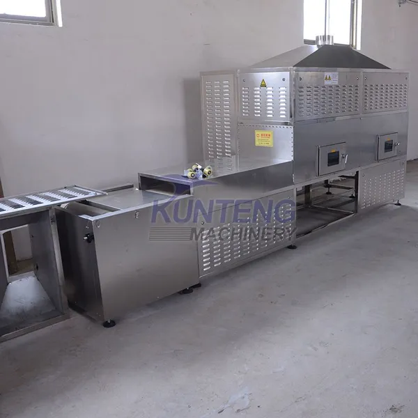 Environmentally Friendly Lunch Box Tableware Microwave Heating and Sterilising Machine photo-2