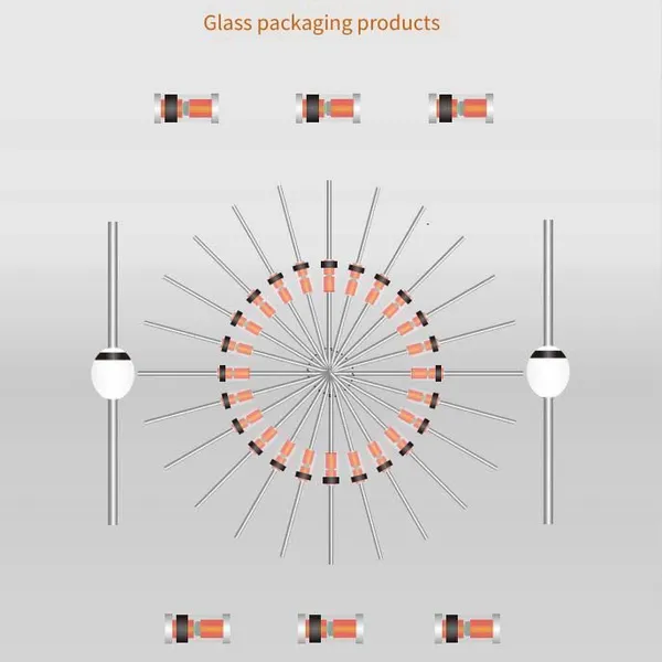Diodes, Guozhihang Bav70, Bav74, Bd6100 Switching Diodes, Fully Made in China, Replacing Imports, Chip or Through-hole Packages, Available for j Grade, g Grade, jp Grade, Installation Method Can be Negotiated photo-3