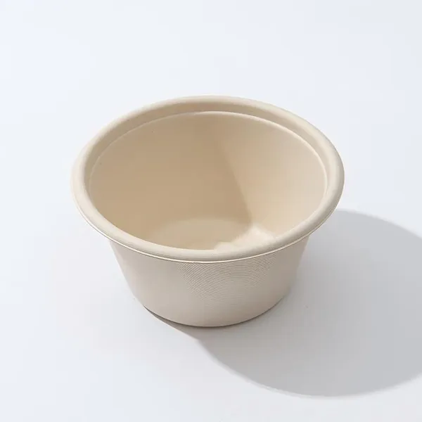 Disposable Straw Pulp Sauce Cup 60ml Oil-Proof Compostable Paper Pulp Condiment Cup photo-4