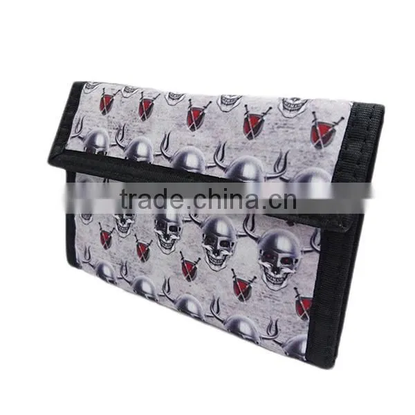 Digital Print Skeleton Army Polyester Teen Wallet photo-4