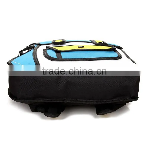2d 3d Cartoon Bags School Backpack photo-5