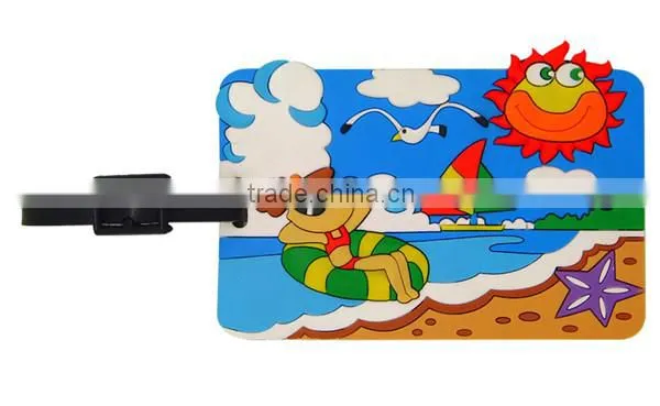 Silicone Luggage Tag With Silk Print photo-5