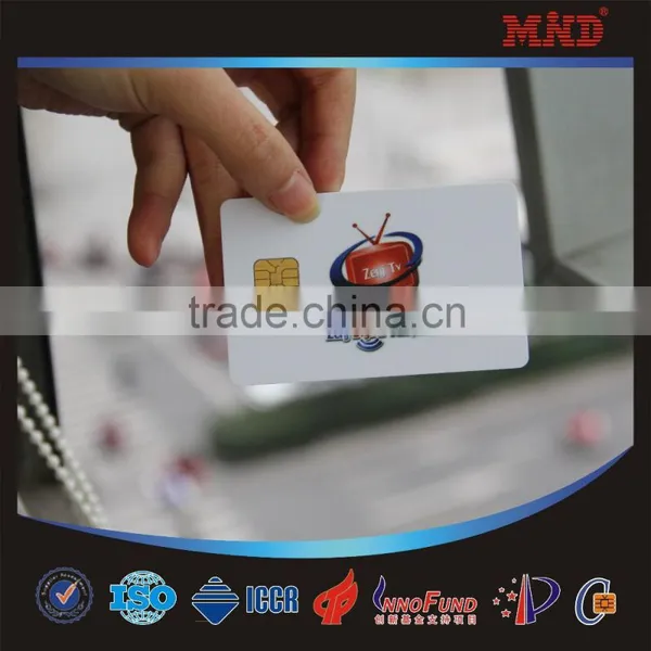 MDC337 Offset Printing Contact ic Smart Card With Magnetic Stripe photo-3