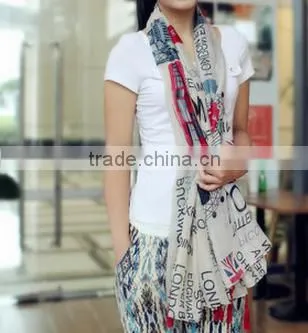 Korean New Fashion Wholesale Women Scarf Autumn/winter Voile Scarves photo-3