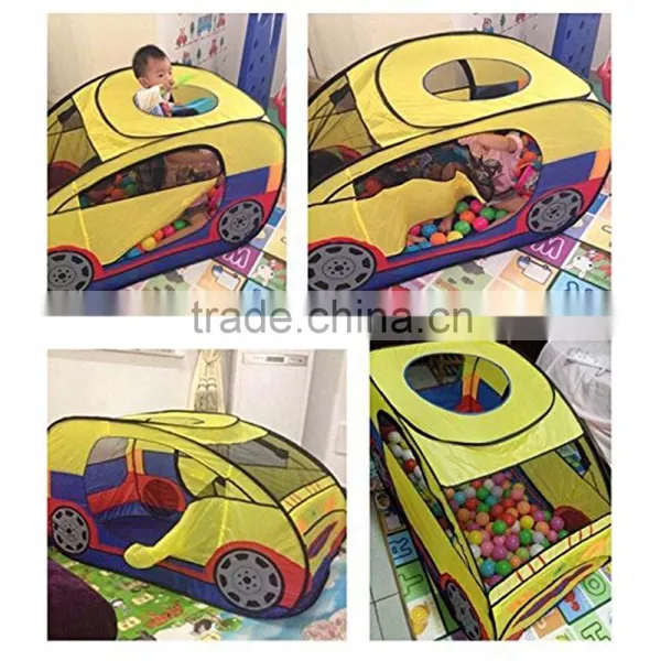 Large Space Safety Lovely Cool Car Shape Play House Children Kids Play Tent photo-6
