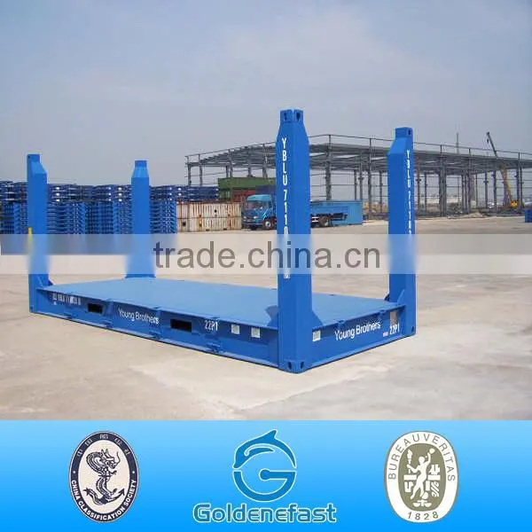 High Quality Shipping Container Garage 20ft 40ft Flat Rack Container for Sale