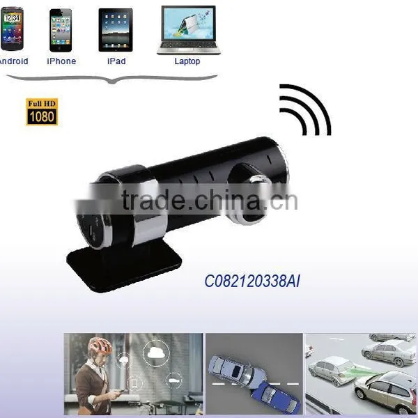 HD 1080P 170 Degree View Angle Wifi And Recorder Function Car Surveillance Camera photo-4