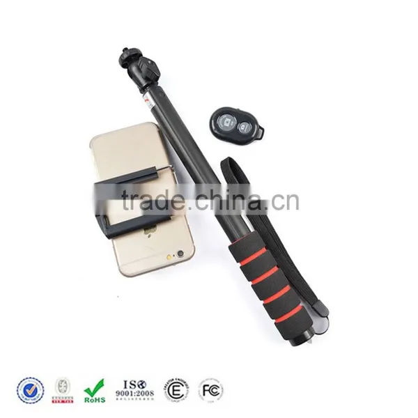 Extendable Selfie Stick With Bluetooth Shutter Button for Mobile Phone photo-5