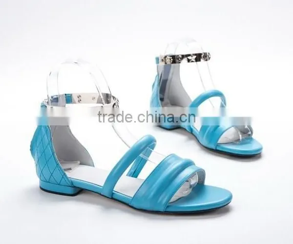 Elegant Style 2015 Hot Sale Flat Sandals Women Casual Shoes Latest Design Rubber Shoes photo-3