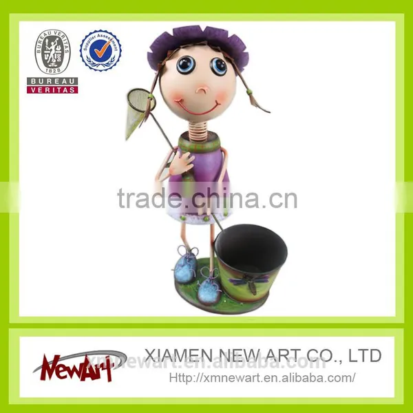 Metal Girl Metal Garden Decoration Outdoor Decoration