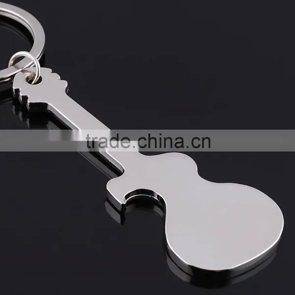 Hot Selling Custom Made Souvenir Customized Guitar Metal Keychain photo-5