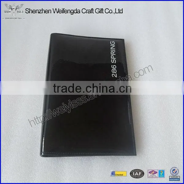 Top-grade Simple Shiny PU A5 Leather Ring Binder photo-3