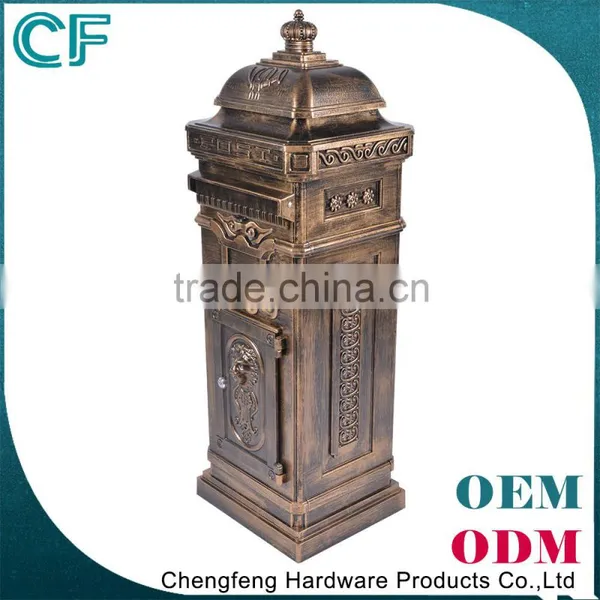 Produce Cast Aluminiun Residential Victorian Letterbox Germany Style photo-6