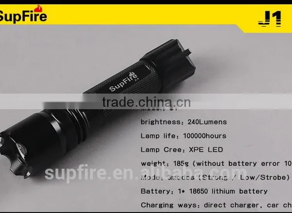 Supfire J1 Mini Size High Power Direct Charge Led Torch photo-2