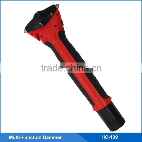 Outdoor Camping Multi-functional Steel Hammer Escape Safety Hammer