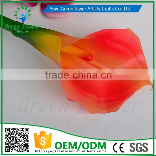 2016 PVC Calla Lily Artificial Flowers Real Touch Home Decorative Flowers Wreaths Flowers Gift for Wedding Party Decoration photo-2