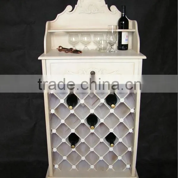 European Classic Wood Wine Rack
