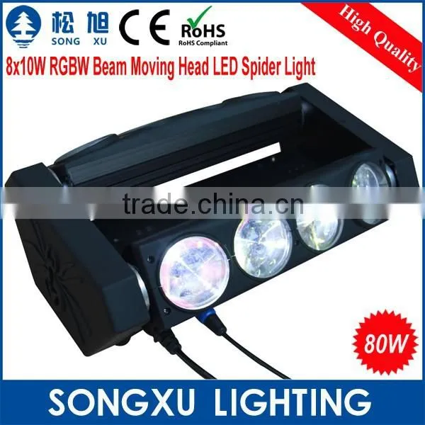 Wholesale 8x10w Rgbw Beam Led Spider Light Moving Head Light photo-2