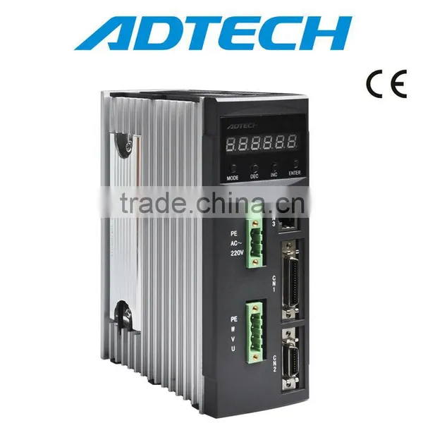 200w 0.64Nm,3000rpm,2500PPR 3phase AC Servo Kit (servo Motor+servo Driver+servo Controller) photo-2