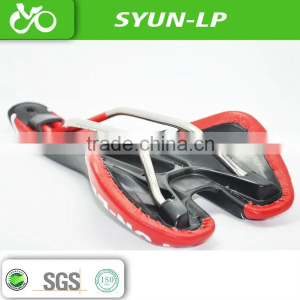 Fixed Gear Bicycle Wholesale Parts Racing Boat Bicycle Saddle Pink photo-5
