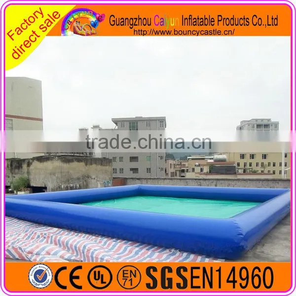 2016 Cheap Wholesale Square Inflatable Swimming Pool for Rental Commercial photo-3
