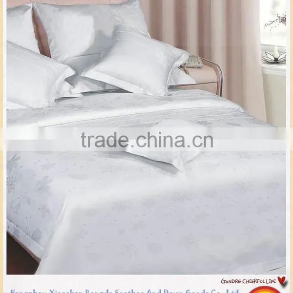 High Quality Cotton T-300 Home Bedding Collection/Plain White Bed Sheet Set/Sheraton Supplier Most Popular photo-3