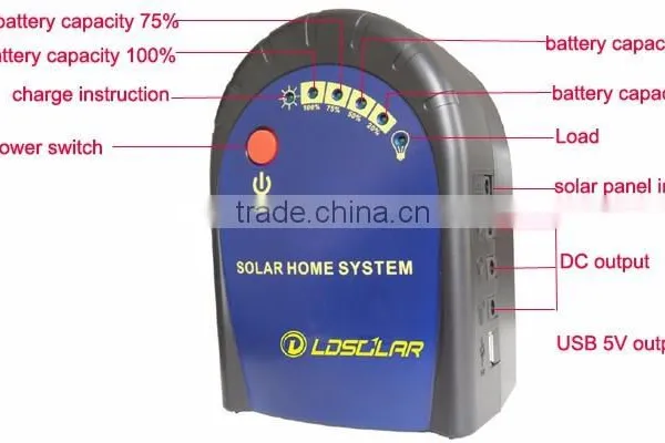 Compact and Portable 6W 21V Solar Home Lighting System photo-2