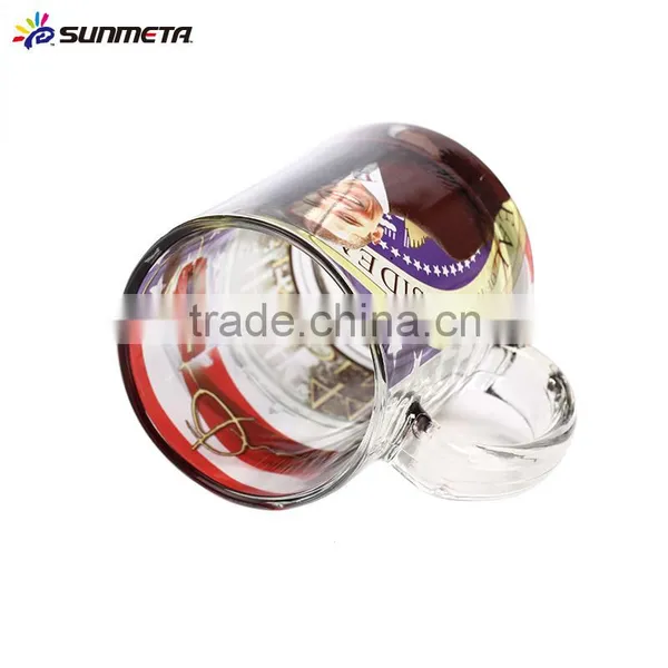Sunmeta Glass Cup for Sublimation Glass Beer Mug for Custom Printed Mug MKB-06 photo-4
