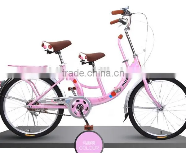 22 Inch Tandem Bike / Single Speed Tandem Bicycle / Bicycle for Mom and Baby photo-2