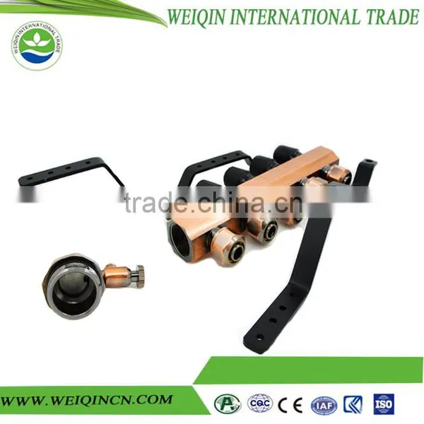 Underfloor Heating Brass Manifold With Automatic Thermostatic Valve Manifold Gauge Manifold Digital DN25 or 32 photo-4