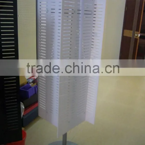 Rotate Four Side Plastic Slatwall Display Rack photo-4