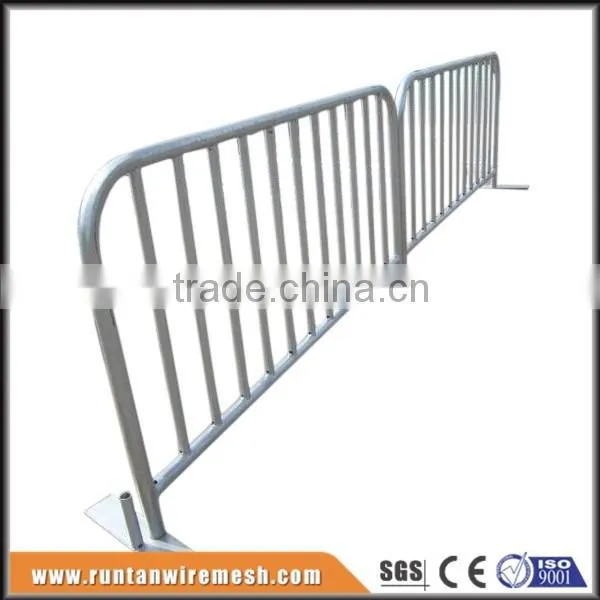Hot Dipped Galvanized Pedestrian Safety Metal Traffic Crowd Control Temporary Barricade Fence