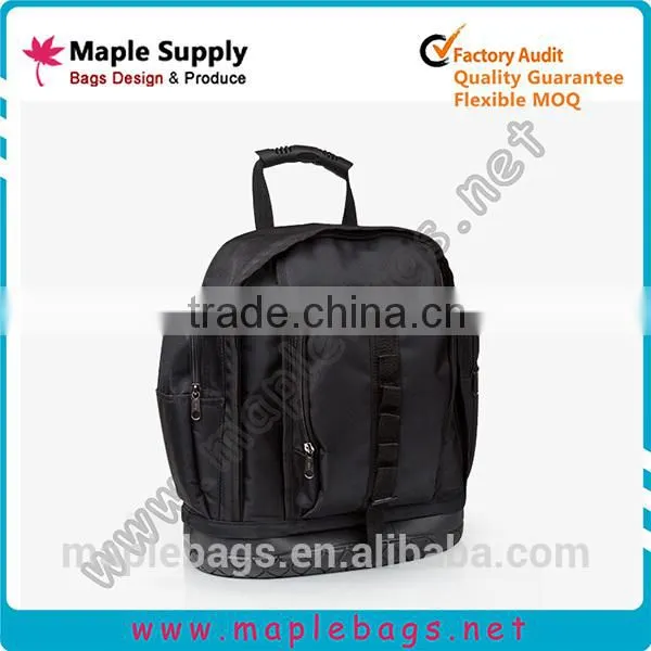 Durable Black Backpack Tool Bag Tool Organizer Bag