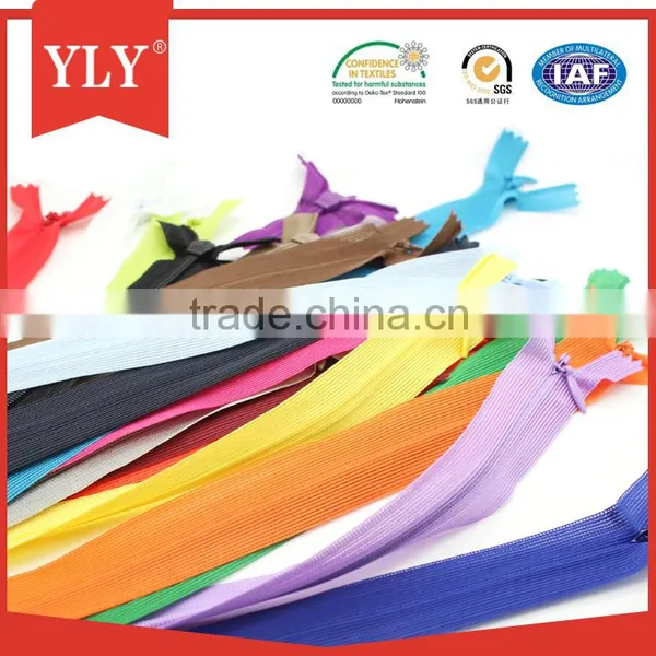 Beautiful Color Invisible Zipper With Water Drop Type Slider photo-5