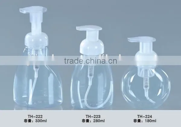Bubble Pump Sprayer Heat Resistant PET Plastic Bottle for Hand Sanitizer 180 280 330ML photo-2