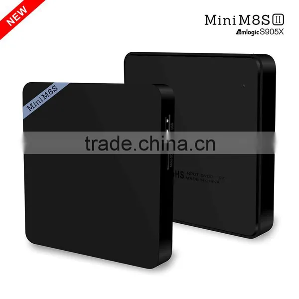 Newst Android 6.0 tv Box With Amlogic S905X 2GB Ram 8GB Rom Mini M8S Updated Version 2.0 Mini M8S II Media Player photo-3