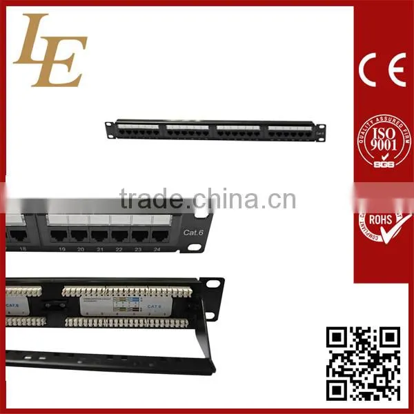 CAT6 UTP 24 Port PCB Patch Panel