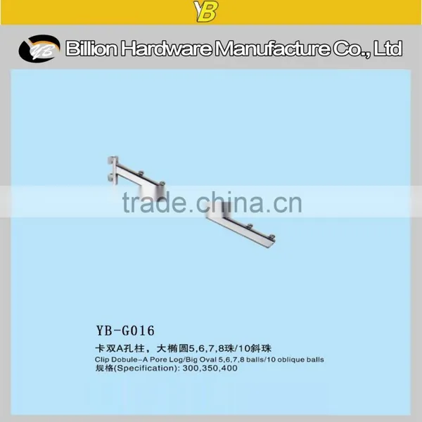 China Fashion Factory Clothes Store Hanging Display Hook on Slot Hook Quality Choice photo-3