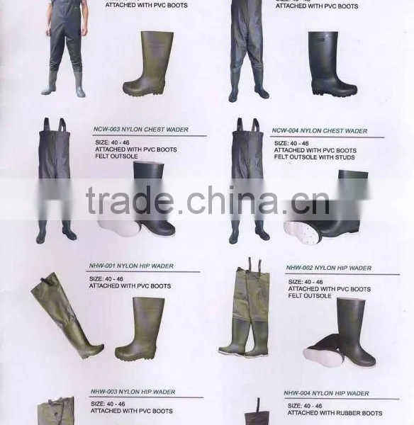 Nylon PVC Fishing Waders