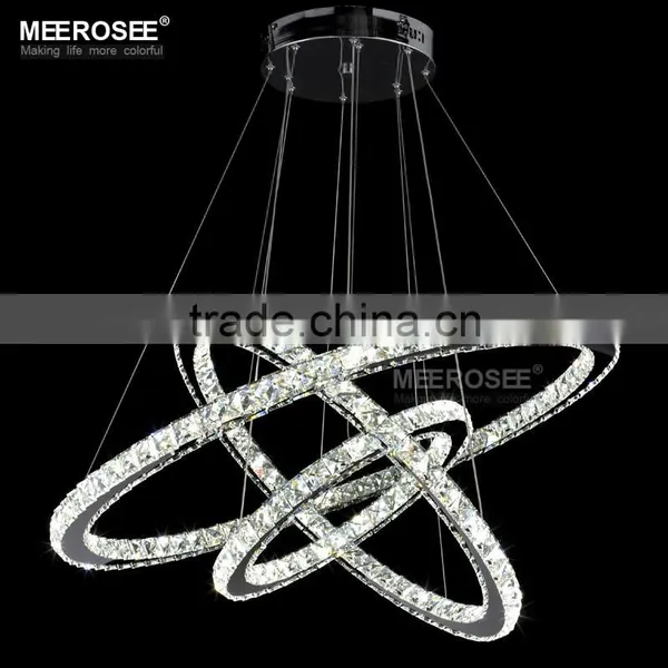 Diamond Crystal Ring Light LED Circle Pendant Light MD8825 photo-3