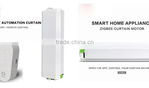 Phone APP Control Timing Switch Zigbee Smart Curtain For Home photo-3